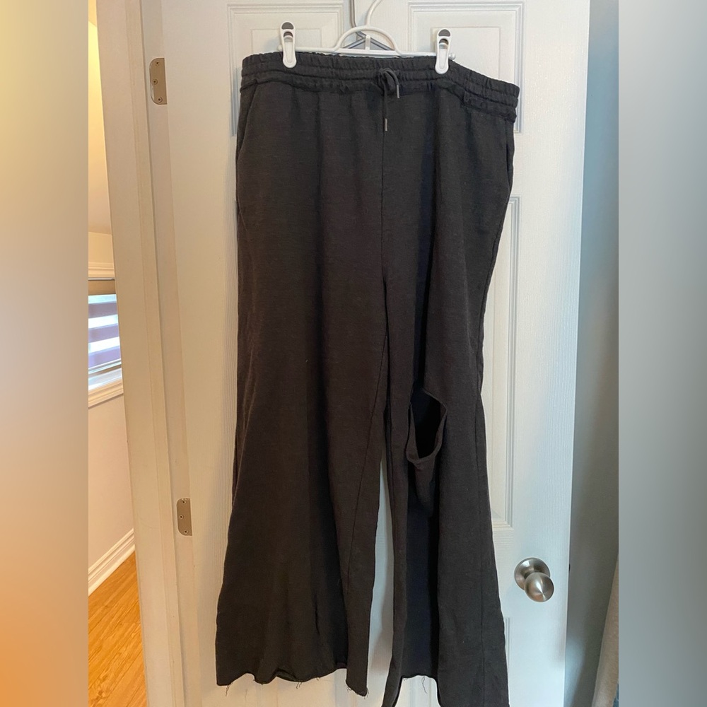 Zenana Distressed Joggers Size 2X